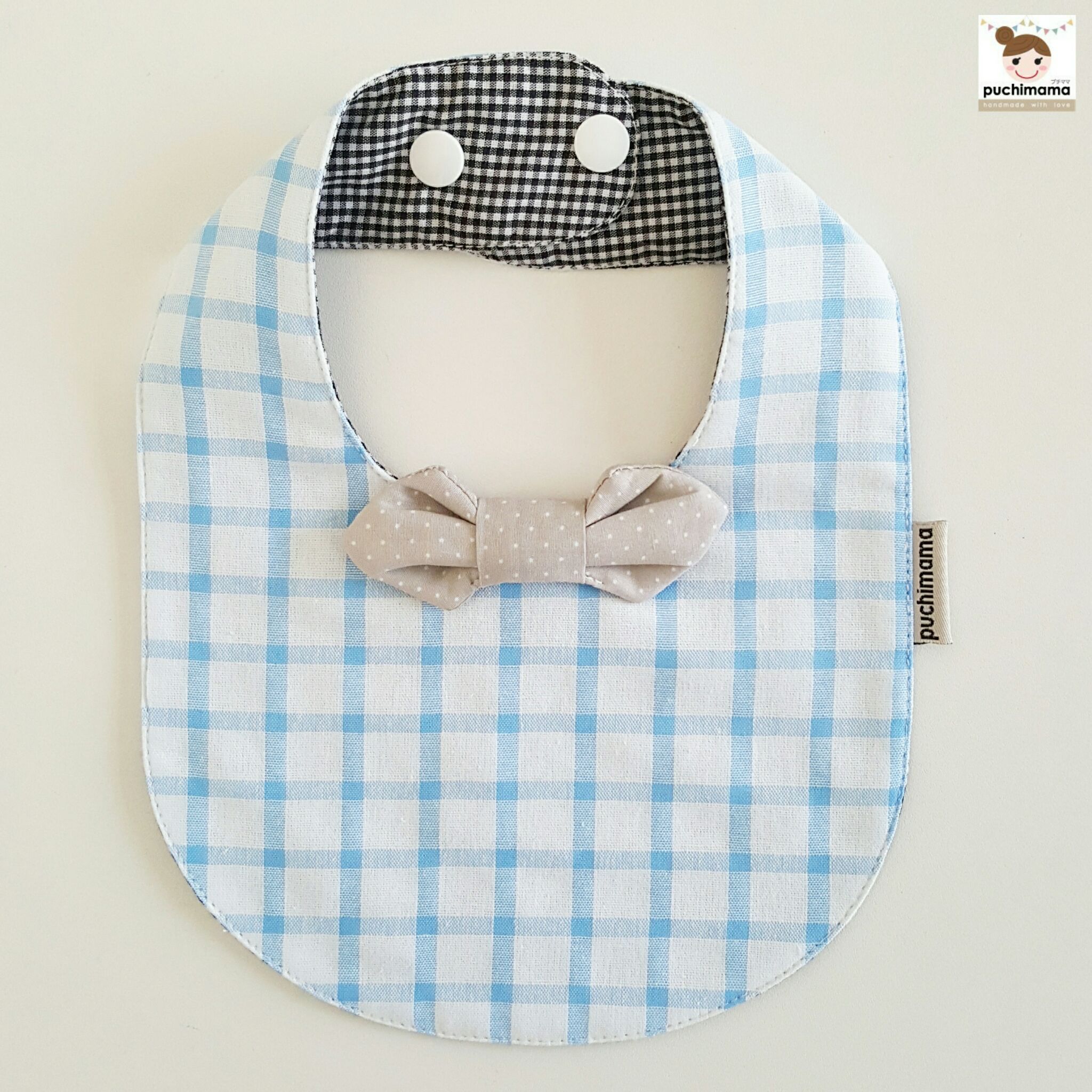 Puchimama "Bow Tie" Bib