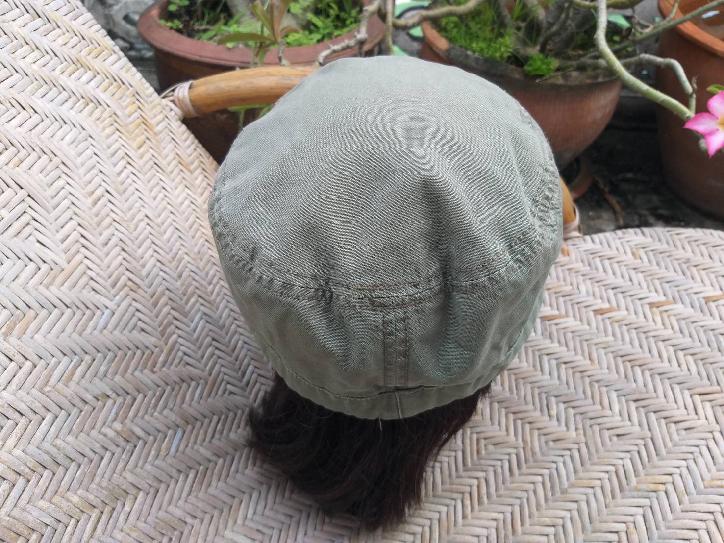 หมวกแก๊ปทรงนิวส์บอย GAP