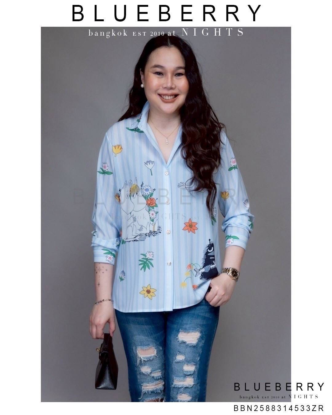 เสื้อเชิ้ต พรีเมียมทรงคลาสสิคตลอดกาลเชิ้ตแขนยาว พิมพ์ลายแบรนด์เนมไฮคลาส ใส่สบาย : สินค้าคุณภาพ (พร้อมส่ง)