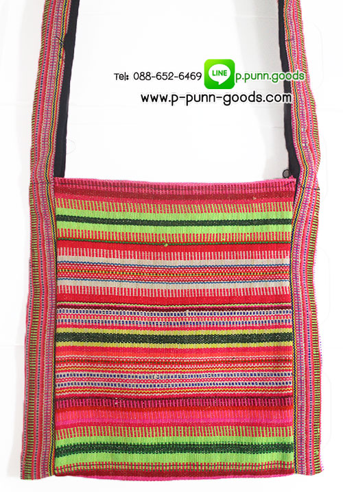 กระเป๋าย่ามผ้าทอชาวเขา - size M