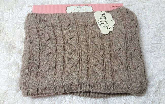 ที่อุ่นคอ Neck warmer ไหมพรมบุขนนุ่ม /ของใหม่/