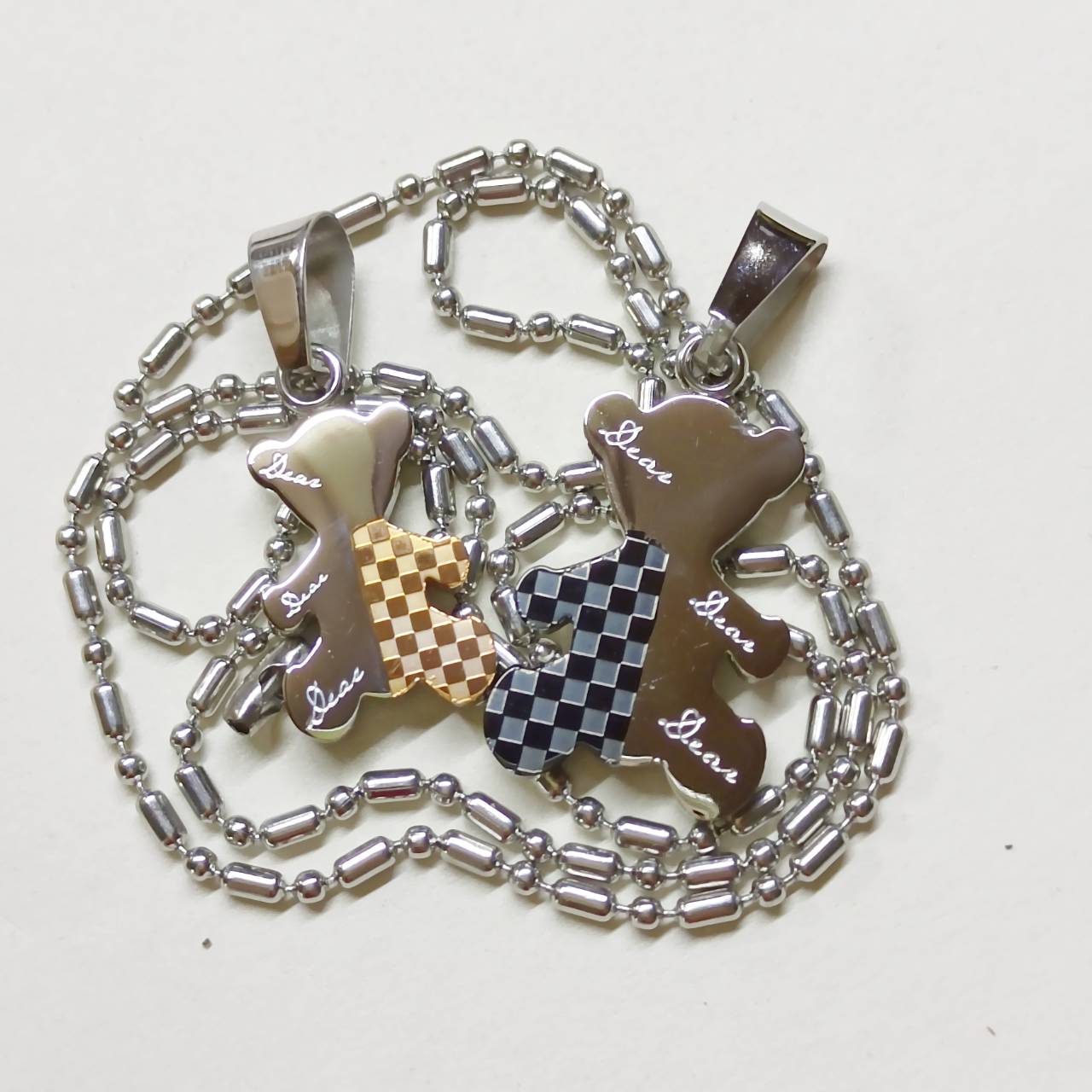 สร้อยคู่ My Dear Teddy Bear (เก็บเงินปลายทางได้)