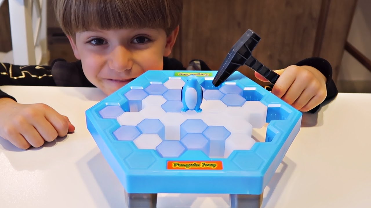 [กล่องใหญ่] ของเล่นทุบน้ำแข็ง ของเล่นเพนกวิน เกมทุบน้ำแข็ง ของเล่นทุบน้ำแข็ง Penguin Trap เกมแพนกวิน แพนกวินน้ำแข็ง 25 X 6 X 26 CM