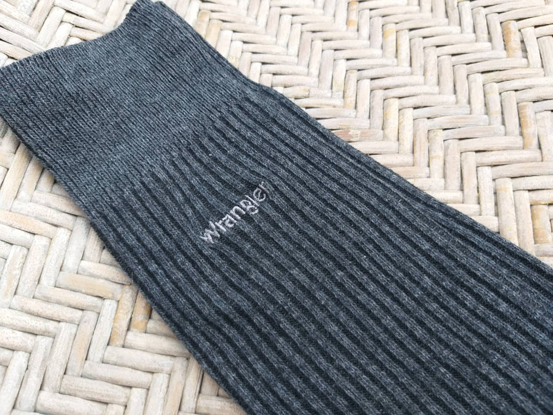 ถุงเท้าชาย Wrangler เนื้อดีมาก สีเทาดำ