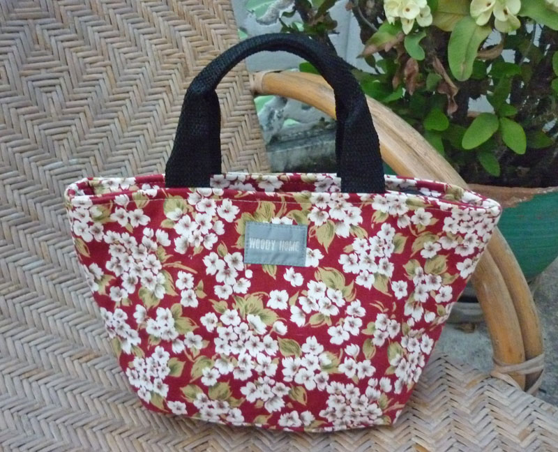 กระเป๋า WOODY HOME ผ้า cotton อย่างหนา สวยทน /ของใหม่/