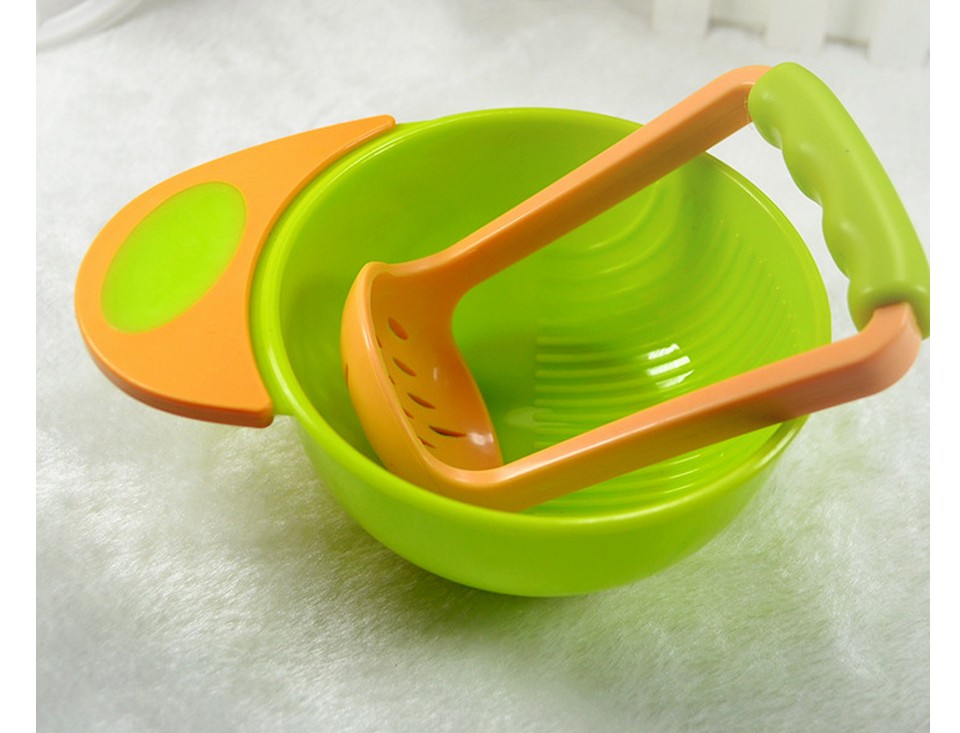 NanaBaby ถ้วยบดเด็ก ถ้วยบดอาหารเด็ก ถ้วยบดผลไม้และอาหาร Freshfoods Mash & Serve Bowl