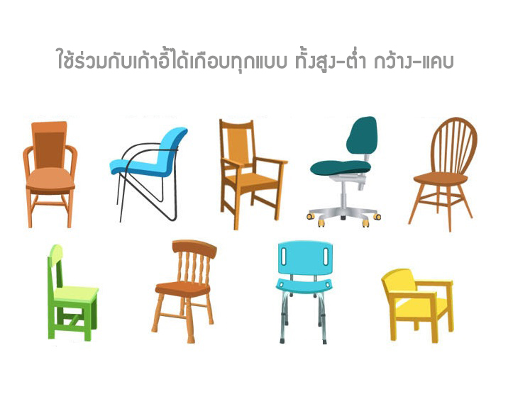 เก้าอี้เด็กพกพาได้ ที่นั่งเด็ก เก้าอี้กินข้าวเด็ก 6 เดือนขึ้นไป Sack’n Seat ใช้สวมติดเก้าอี้มีพนักได้เกือบทุกแบบ