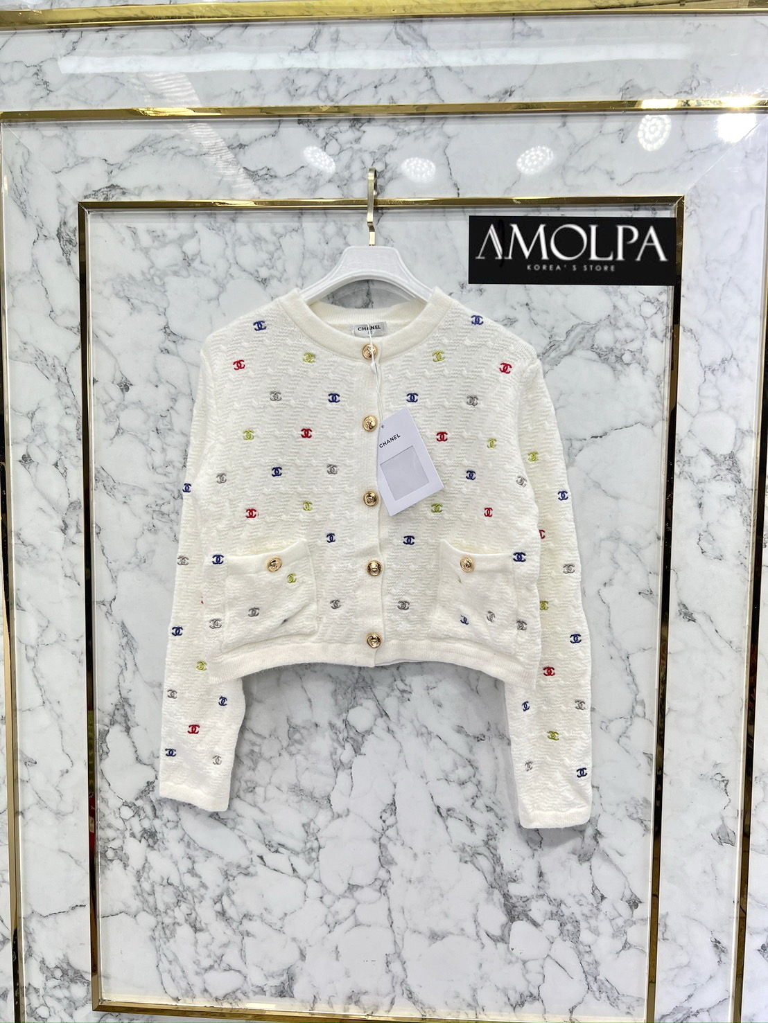 CARDIGANS CHANEL KNIT งาน 1 : 1 งานสวยยยยยสุดดด ปังงง เนื้อผ้าดีม๊าก ผ้าใส่สบายมากก : สินค้าคุณภาพ (พร้อมส่ง)