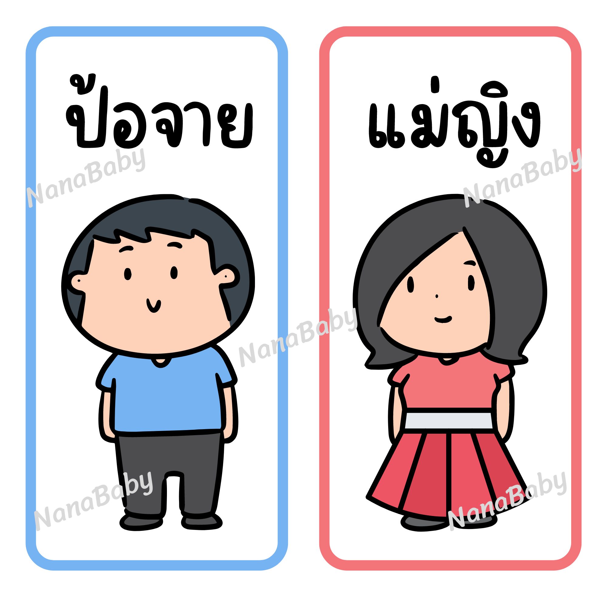 สติ๊กเกอร์ห้องน้ำ ชาย-หญิง สติ๊กเกอร์ติดห้องน้ำ ไทย-อังกฤษ-คำเมือง