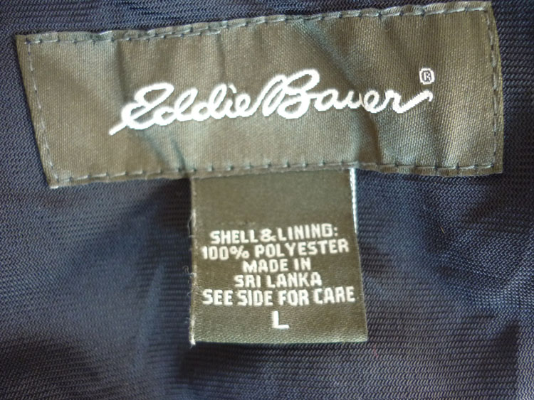 เสื้อกั๊กผ้าฟลีซหนา Eddie Bauer SzL สวยมาก