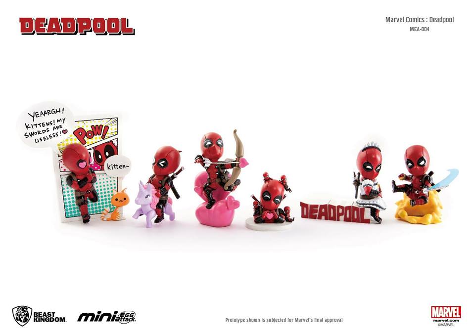 พร้อมส่ง Deadpool: Mini Egg Attack Deadpool Comic Set of 6