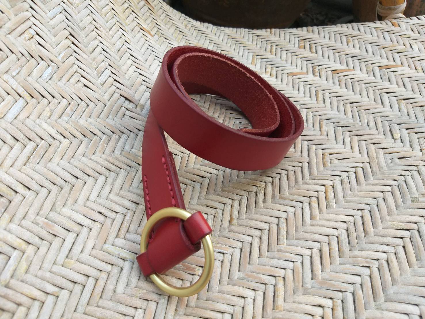 เข็มขัดหนังแท้ เก๋มากๆ สวยน่ารัก