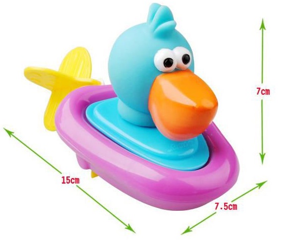 ของเล่นลอยน้ำ เรือน้อยแล่นชิว SASSY - Pull & Go Boat for Baby Bath Time Toys