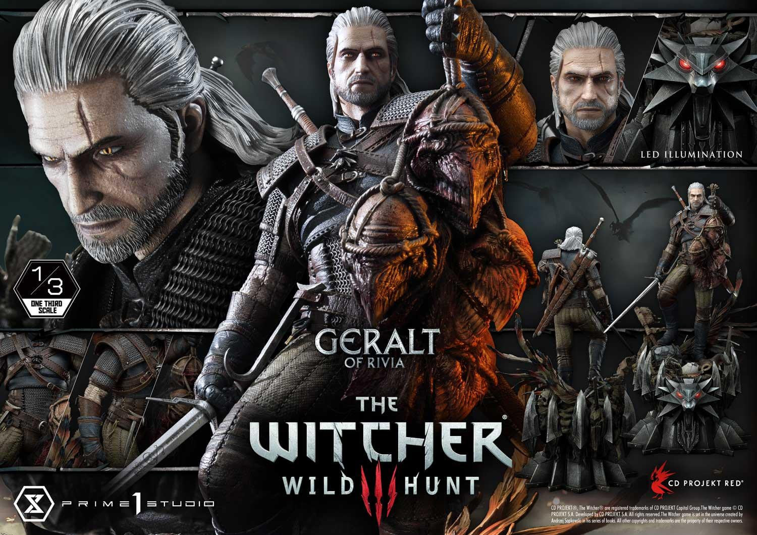 [เปิดจอง] MMW3-01: Geralt of Rivia (The Witcher 3) 1:3 Scale