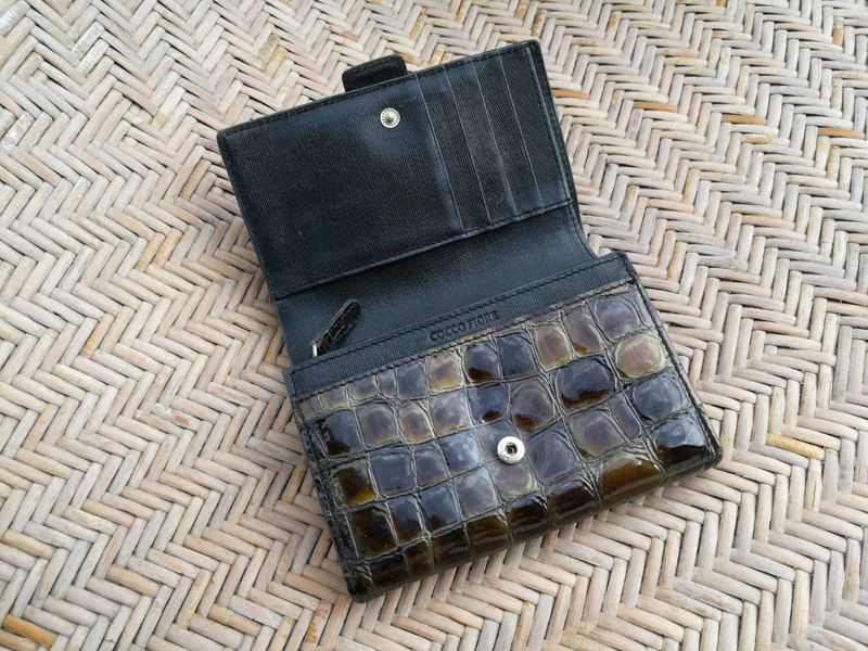 กระเป๋าสตางค์ COCCO FIORE หนังแก้ว ช่องเยอะ