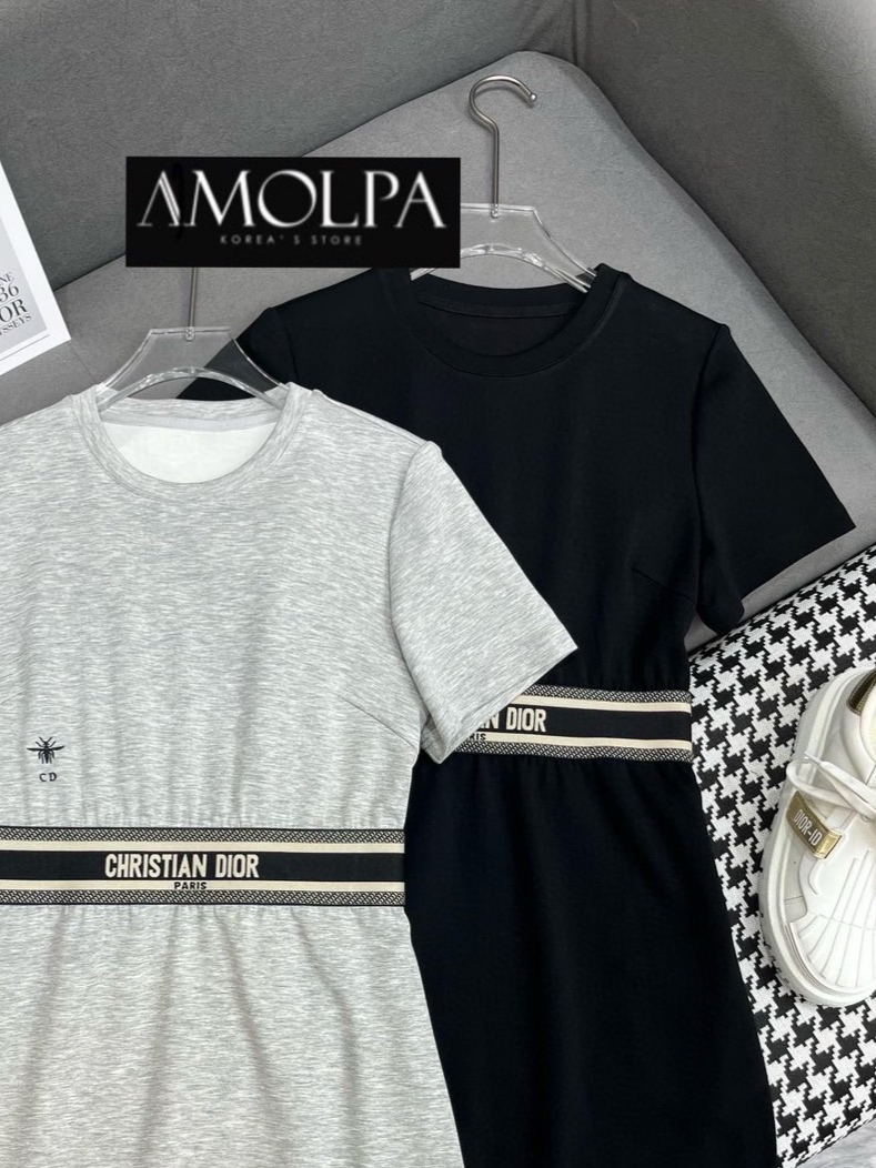 DRESS CD. ใส่เดินห้างชิวๆ งานสวยม๊ากกก สวยหรู ดูแพงสุดๆ งานมีน้ำหนัก ผ้าอย่างดี . สินค้าคุณภาพ (พร้อมส่ง)