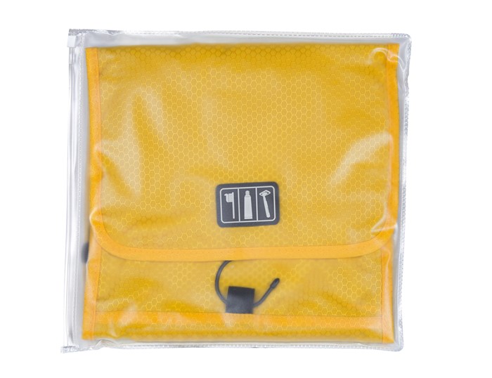Bagsmart กระเป๋าใส่อุปกรณ์อาบน้ำ คุณภาพสูง ใส่อุปกรณ์อาบน้ำ แขวนได้ สำหรับเดินทาง ท่องเที่ยว (Yellow)