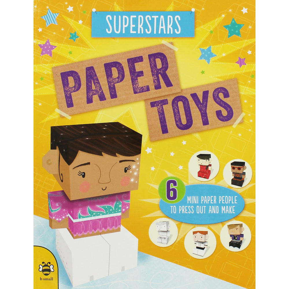 ฺB Small : Superstars - Paper Toys หนังสือกิจกรรม โมเดลกระดาษ