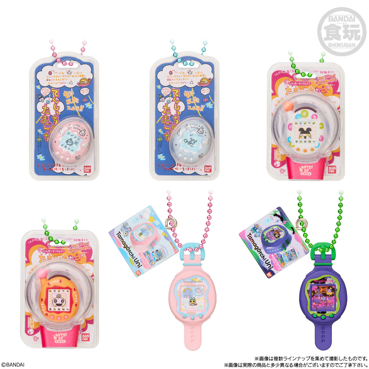 โมเดลทามาก๊อตจิขนาดจิ๋ว Tamagotchi Funny Egg Borochi with Package Charm 2