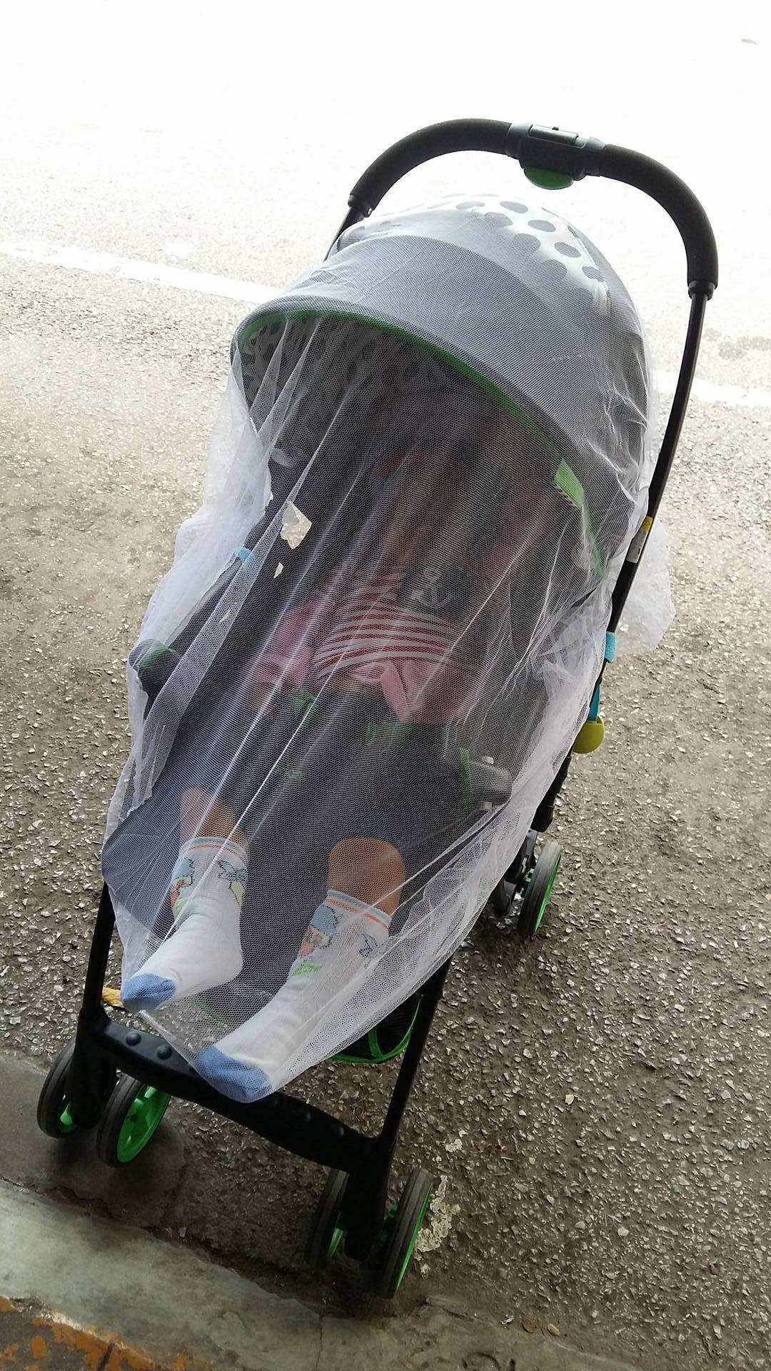 NanaBaby มุ้งเด็กอ่อน 3in1 เป็นได้ทั้ง มุ้งรถเข็นเด็ก มุ้งเปลเด็ก มุ้งคลุมคาร์ซีท อากาศผ่านสบายไม่ร้อน ขอบยางยืดรอบด้าน