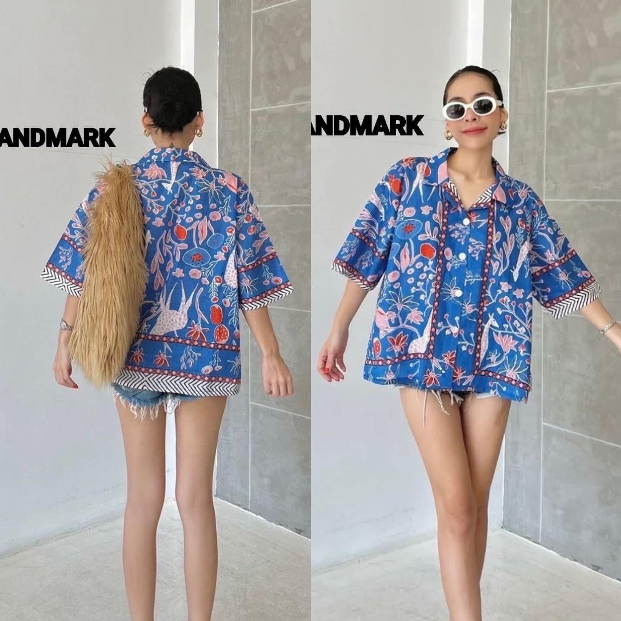 เสื้อเชิ้ตผ้าบล็อคคอทตอลอินเดีย กระดุมผ่าหน้า ฟรีไซส์ แขนยาวกำลังดี ลายผ้าสวยสดใส แพทเทิร์นใส่สบาย ใส่สบาย : สินค้าคุณภาพ (พร้อมส่ง)