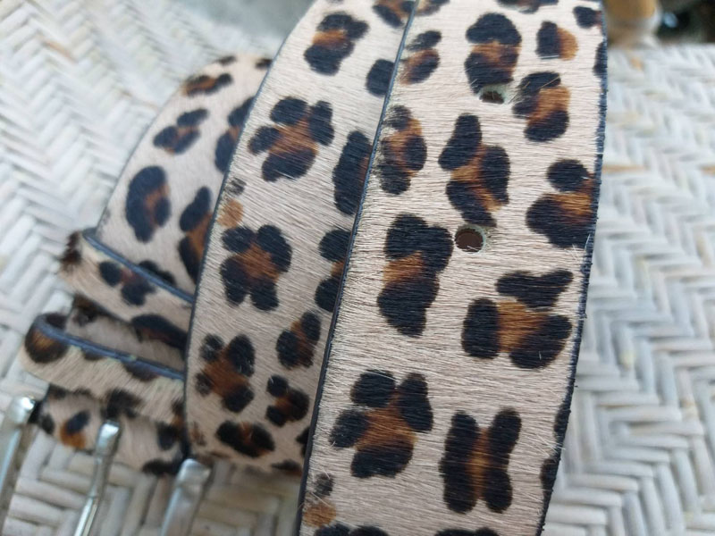 เข็มขัดหนังแท้ ขนวัวแท้ NATURAL BEAUTY BASIC