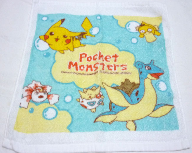 ผ้าขนหนูเช็ดหน้า Pocket Monsters น่ารักมาก