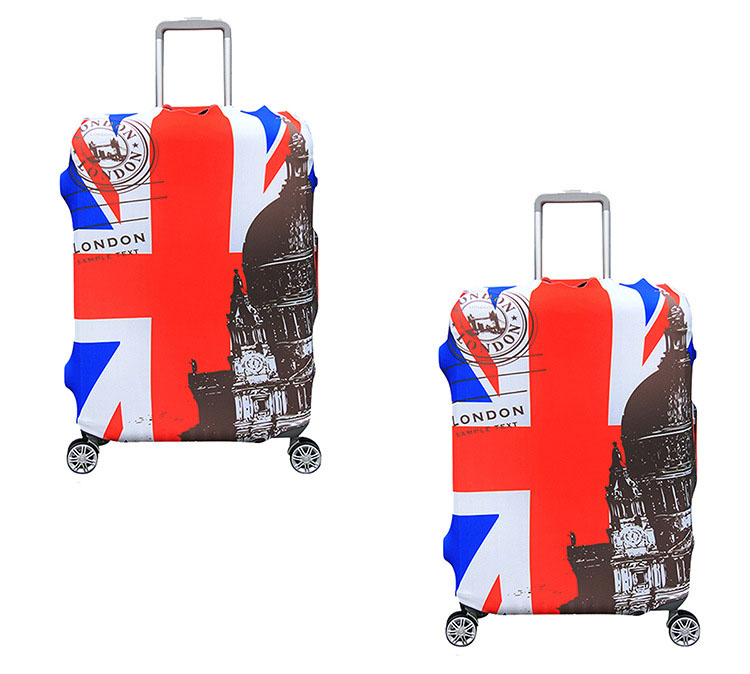 (ผ้ายืด พิมพ์ลาย ขนาด XL) ผ้าคลุมกระเป๋าเดินทาง ขนาด 29 - 32 นิ้ว มี 10 ลาย 10 แบบให้เลือก