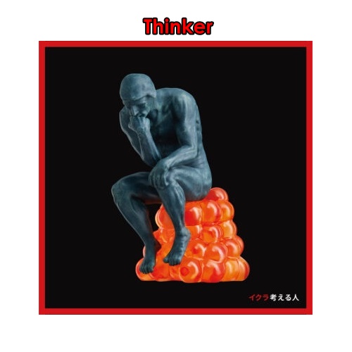 กาชาปองมาสคอทไข่ปลาแซลมอน Partial Salmon Roe