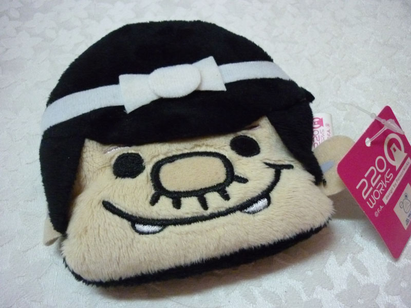 กระเป๋าบุนวมใส่ของจุกจิก ป้ายห้อยจากญี่ปุ่น /ของใหม่/