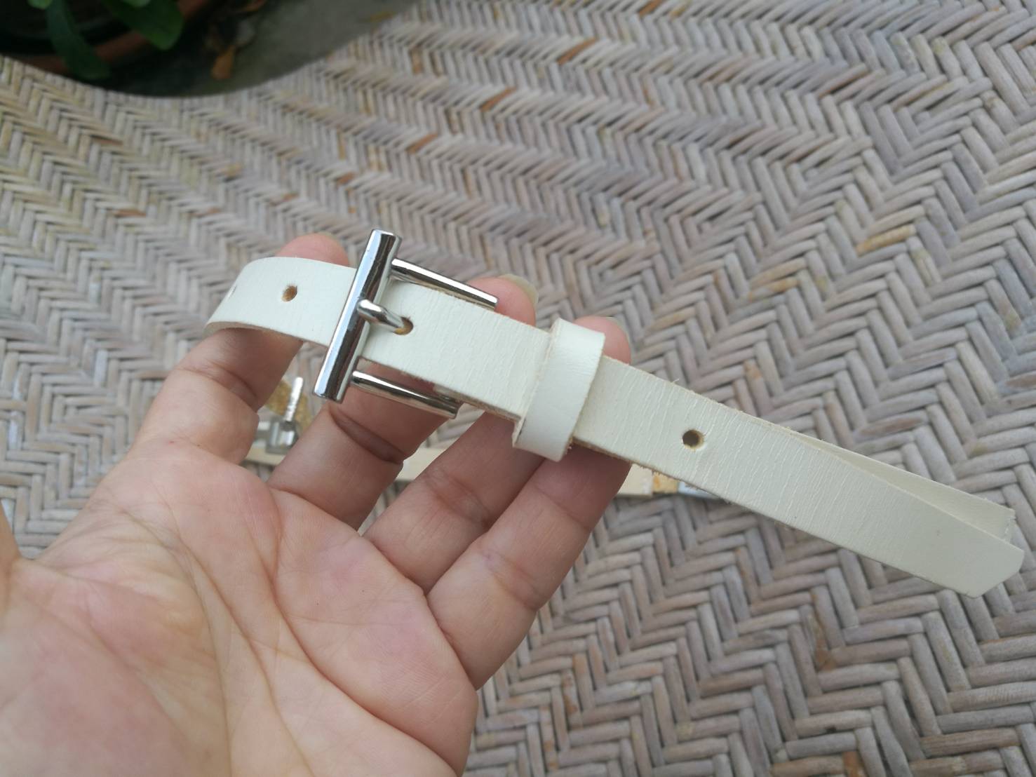 เข็มขัดหนังแท้สุดเก๋ INED Made in ITALY