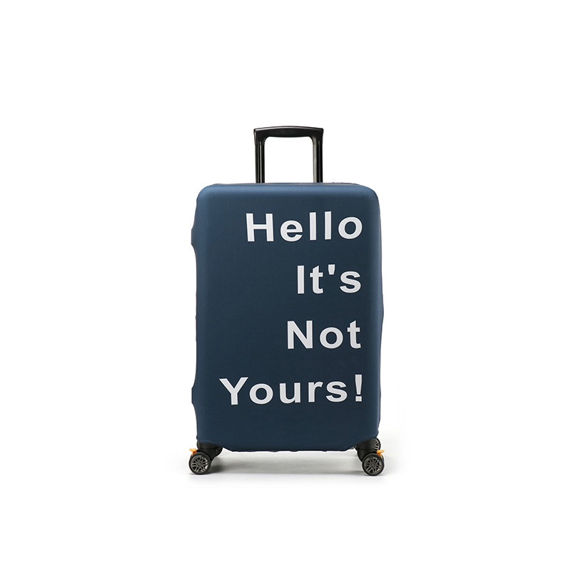 (ผ้ายืด มีลาย ขนาด M) ผ้าคลุมกระเป๋าเดินทาง ขนาด 24 - 26 นิ้ว ผ้ายืดกันน้ำ ก้นกระดุม กันรอยขีดข่วน มี 4 สีให้เลือก