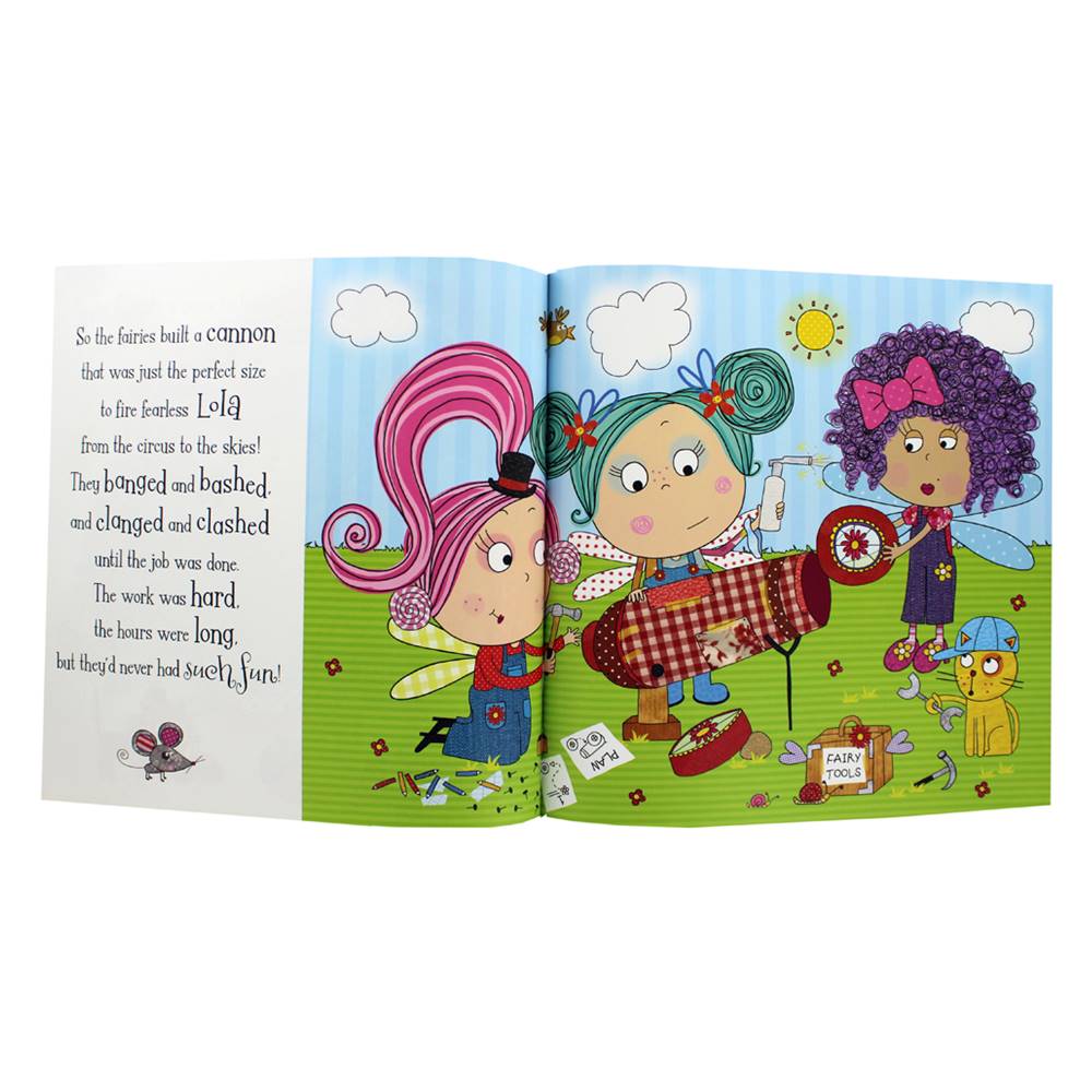 Nick Page & Clare Fennel : Sweet Fairy Friends : Lola the Lollipop Fairy : โลลานางฟ้าอมยิ้ม นิทานภาพ ปกอ่อน เล่มโต Make Believe Ideas