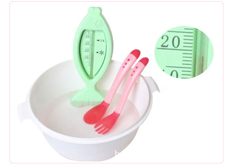 ช้อนส้อมเด็ก ช้อนกินข้าวลูก ช้อนเด็กหัดกิน เปลี่ยนสีตามอุณหภูมิอาหาร NanaBaby