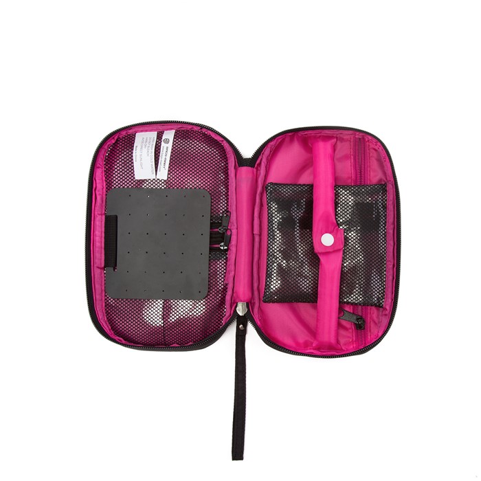 กระเป๋าเก็บเครื่องประดับ จัดเก็บสร้อยข้อมือ ต่างหู แหวน สร้อยคอ กำไล นาฬิกา คุณภาพสูง (Rose Pink)