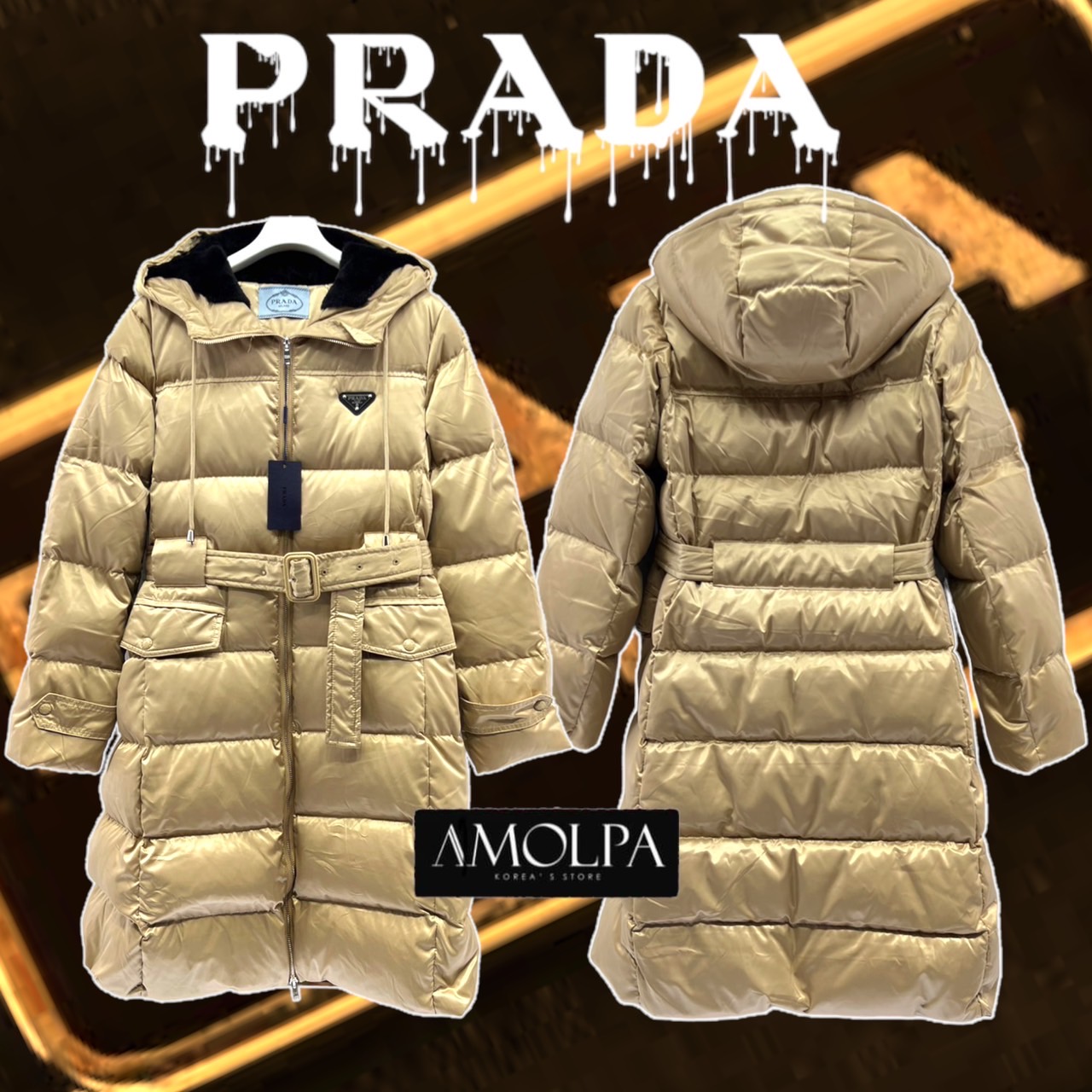 LONG JACKET WITH BELT งานแบรนด์ ช่วงฮู๊ดด้านใน แต่งด้วยงานขนมิ้งหนานุ่มแน่น มาพร้อมเข็มขัด งานผ้าอย่างดี เหมือนช๊อปเด๊ะ : สินค้าคุณภาพ (พร้อมส่ง)