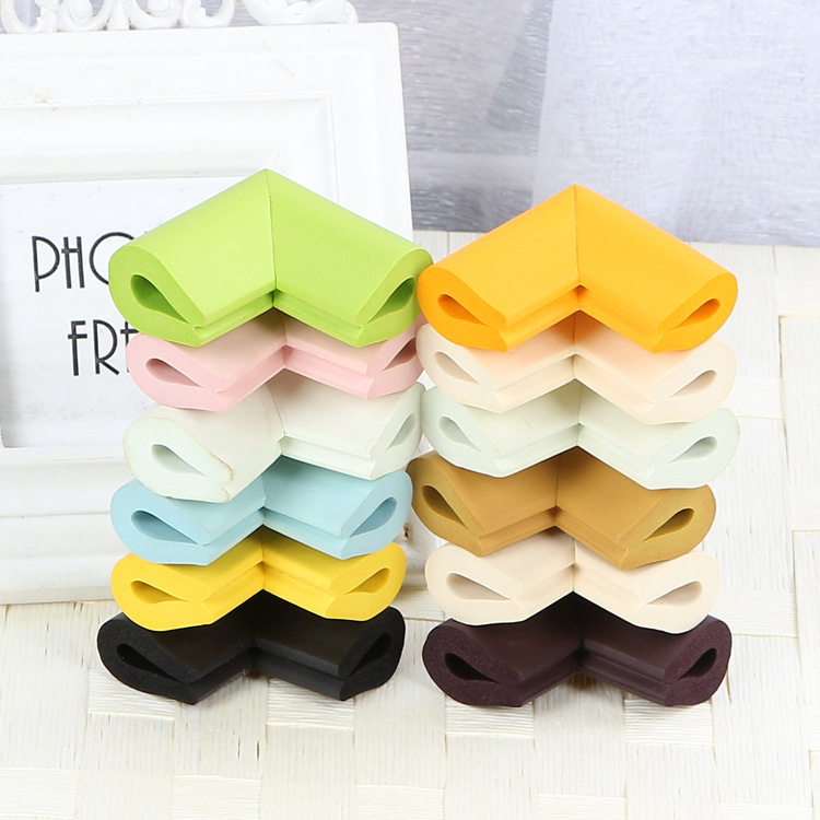 [แพค 4] กันกระแทกมุม กันกระแทกเด็ก แบบหนานุ่ม ตัว U พร้อมเทปกาวสองหน้า!!