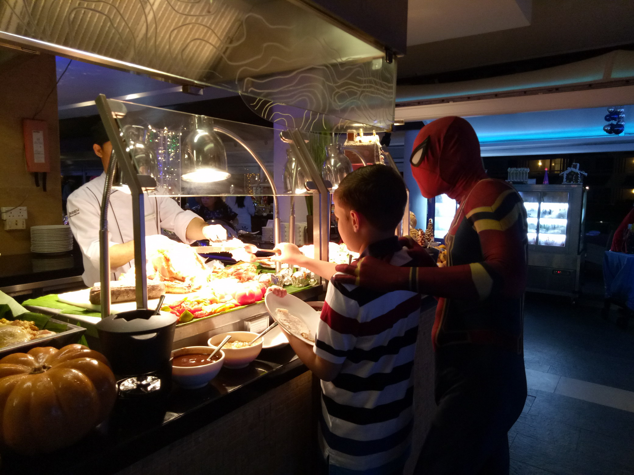 คอสเพลย์ การแสดง โชว์ Show Event อีเว้นท์ งานเลี้ยงสังสรรค์ งานวันเกิด Spider Man Merry Christmas Days 25/12/2560