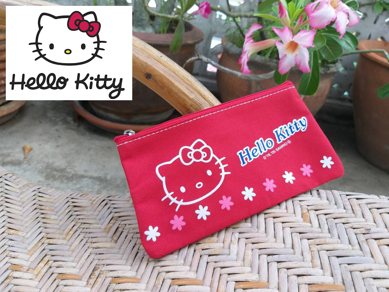 กระเป๋า Kitty ลิขสิทธิ์แท้ ใส่เครื่องเขียน หรืออเนกประสงค์