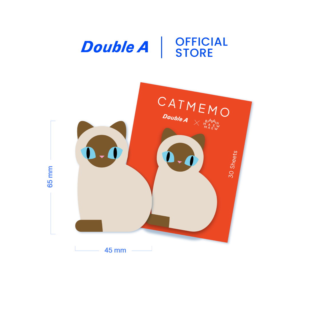 Die cut note ลาย Ban Maew 80 แกรม 30 แผ่น 4 ชิ้น (คละแบบ)