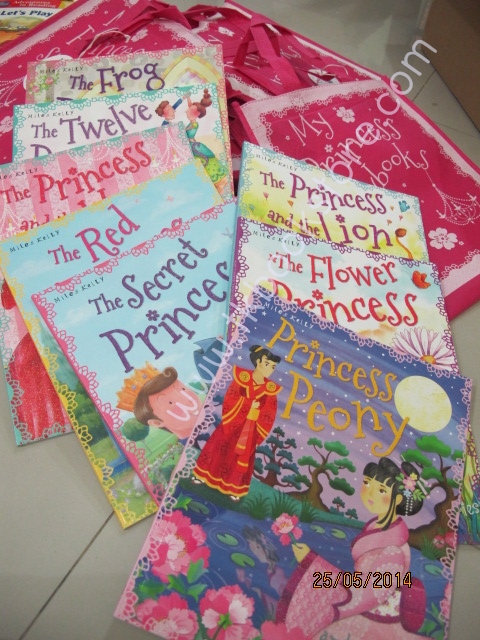 8 of My Princess Story Books Collection เซตหนังสือนิทานเจ้าหญิง 8 เล่ม พร้อมกระเป๋า