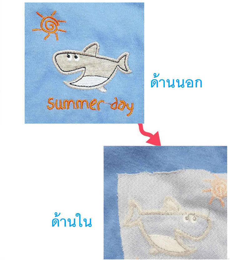 ชุดบอดี้สูทเด็กชาย แขนยาว วัย 6-9/9-12/18-24 เดือน คละลาย