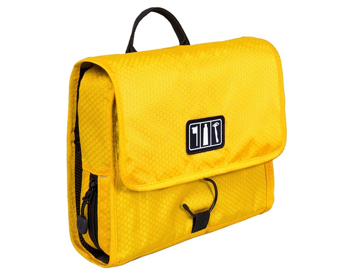 Bagsmart กระเป๋าใส่อุปกรณ์อาบน้ำ คุณภาพสูง ใส่อุปกรณ์อาบน้ำ แขวนได้ สำหรับเดินทาง ท่องเที่ยว (Yellow)