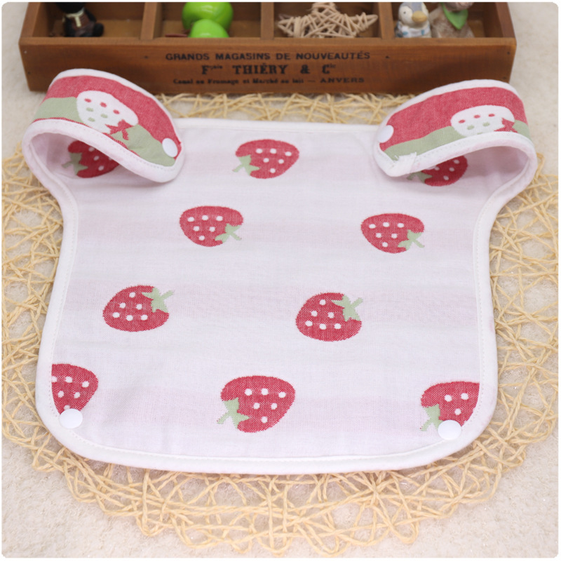 ผ้าซับน้ำลาย ผ้ากันเปื้อนสำหรับหุ้มเป้อุ้มเด็ก กันน้ำลาย-กันแทะ NanaBaby Teething Pads