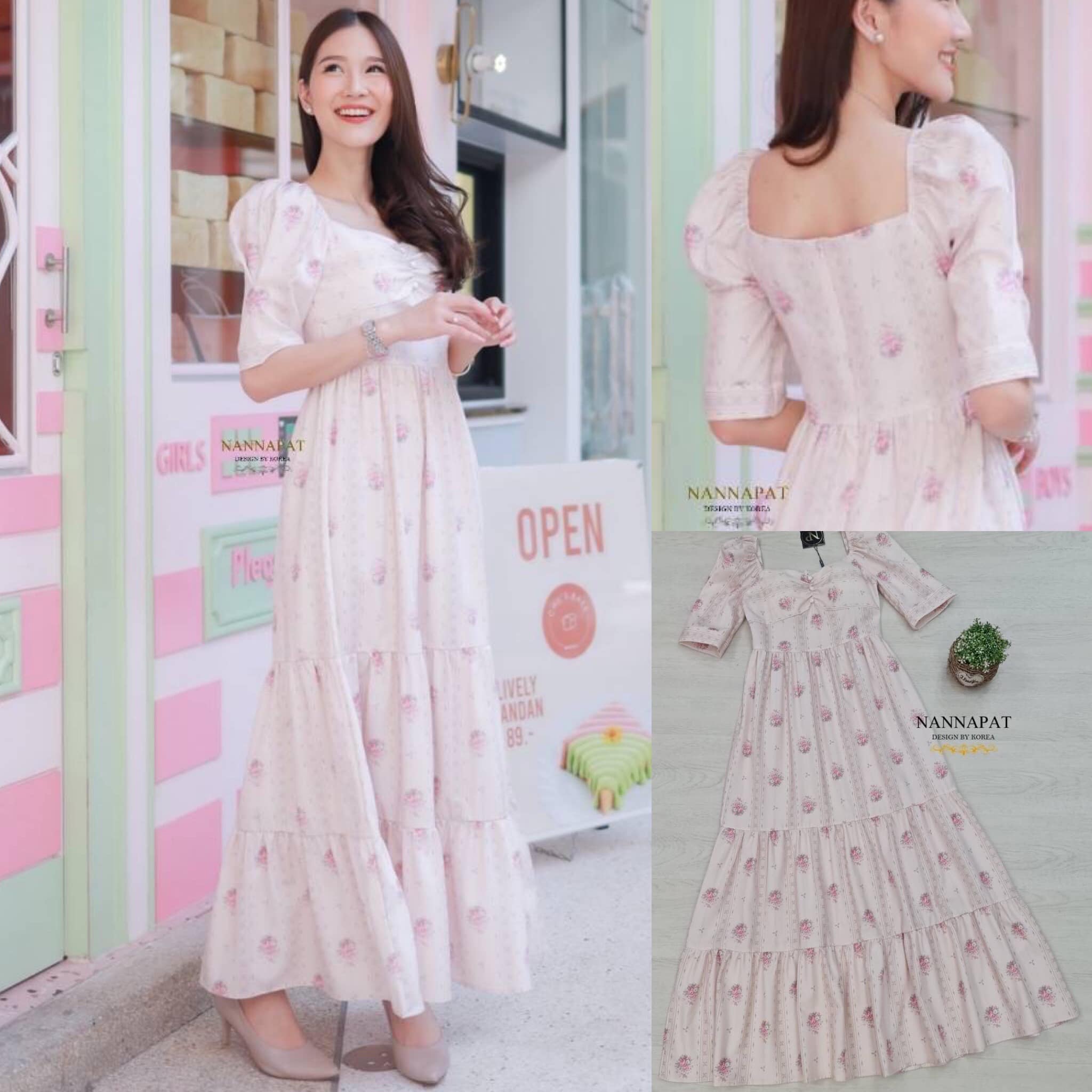 Maxi dress สวยหรู ดูดีมีราคา จะ ทะเล ภูเขา คาเฟ่ ได้หมดเลยนะคะ งานพรีเมี่ยม ผ้านุ่มมาก ใส่สบาย มีซับในอย่างดี งานซิปหลัง มีฟองน้ำอกด้วยนะคะ สินค้าคุณภาพ (พร้อมส่ง)
