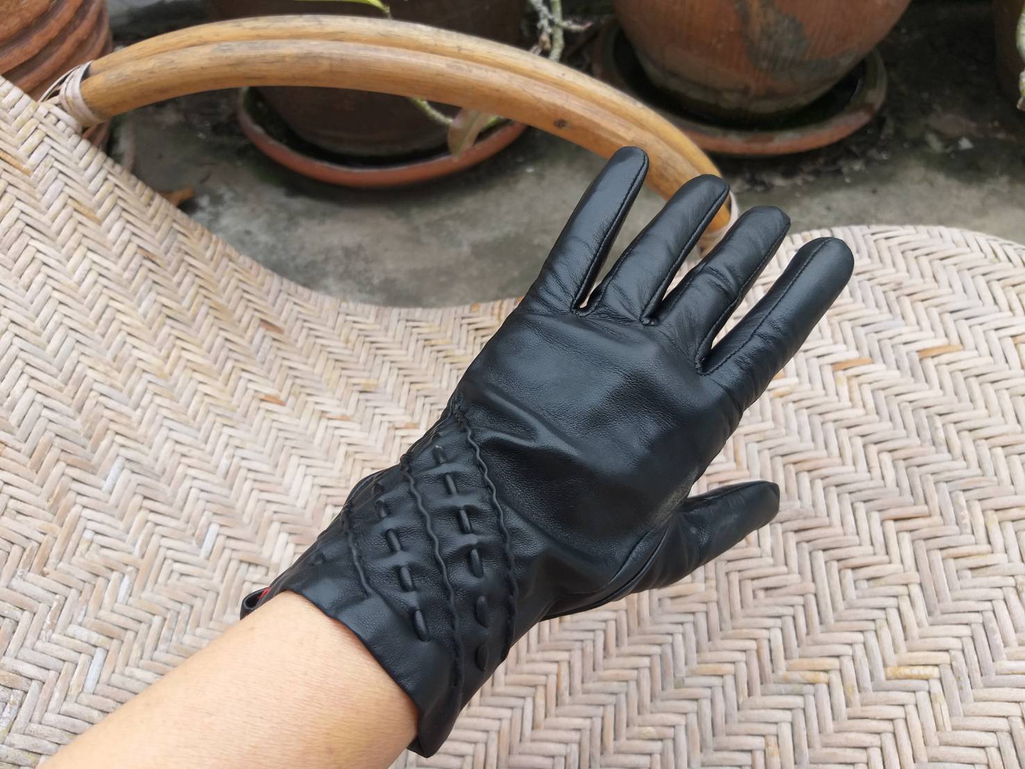 ถุงมือหนังแท้ GEORGES RECH ไซด์ S (ของใหม่)