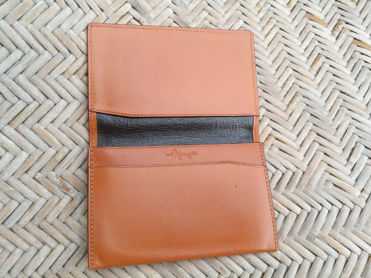 กระเป๋าใส่บัตร-นามบัตร หนังแท้ ใส่บัตรได้เยอะ