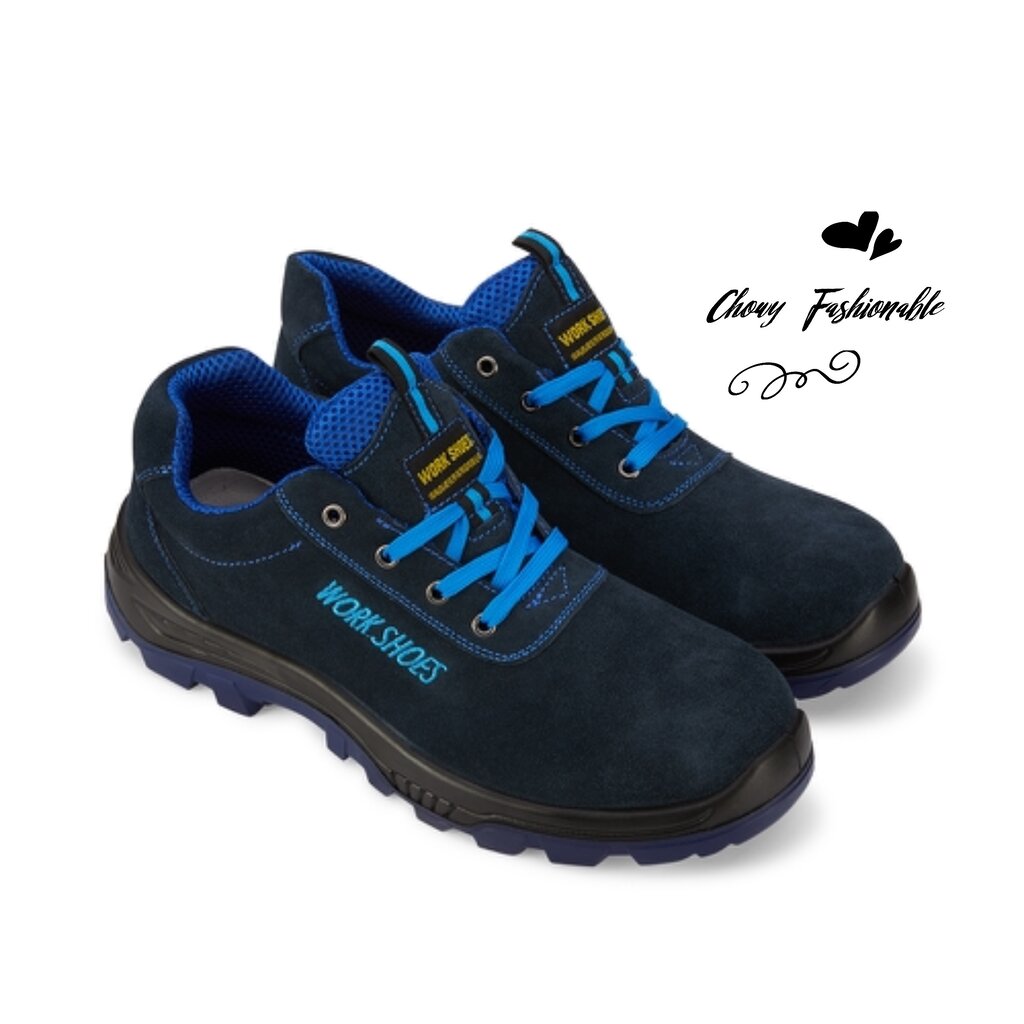 รองเท้าเซฟตี้ 48 49 50 Safety Composite Shoes เซฟตี้ไซส์ใหญ่ KR0992BL