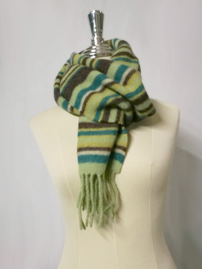ผ้าพันคอขนสัตว์ Mackintosh Made in Scotland หนาอุ่นติดลบ