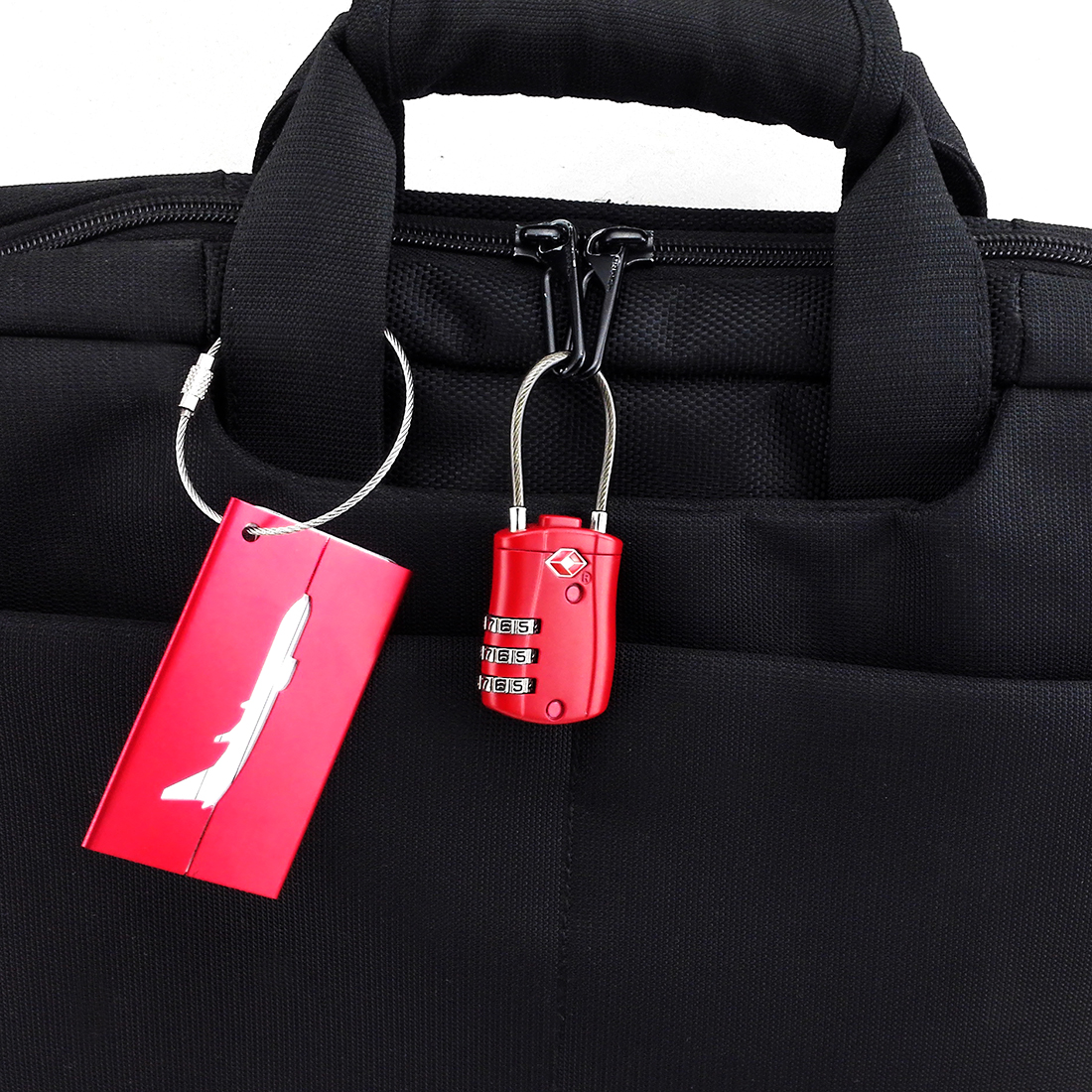 กุญแจล็อคกระเป๋าเดินทาง ตรงตามกำหนด TSA ใช้งานง่าย คุณภาพสูง (TSA Approved Travel Combination Cable Luggage Locks for Suitcases)